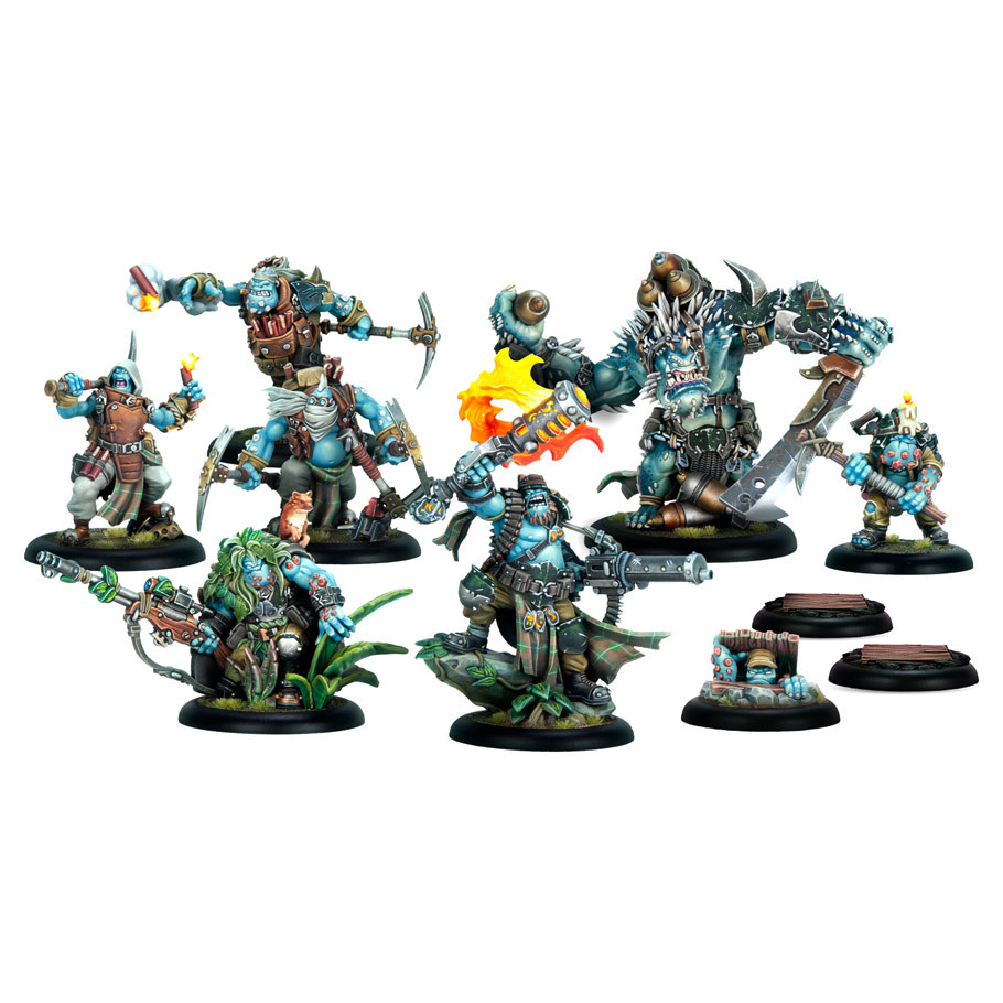 STESFIKSKR387 War Machine Southern Kriels Kith Guard Command Starter Miniatures