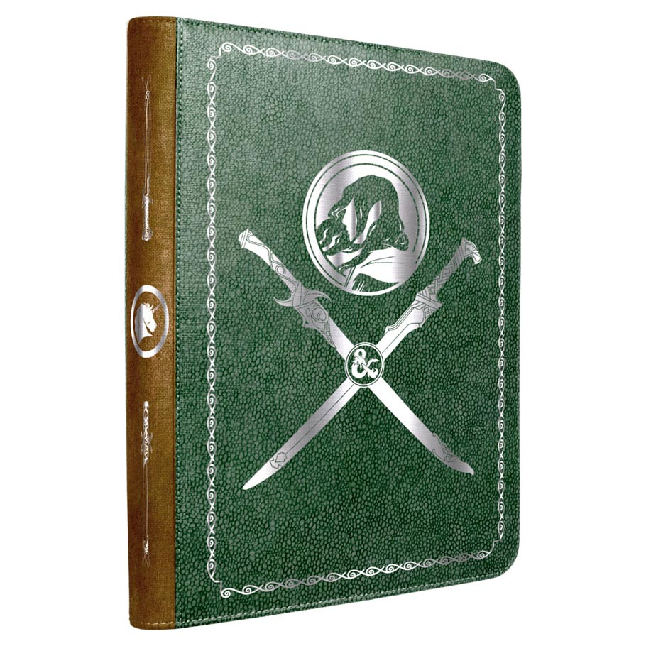 ULP38775 D & D Artifacts Across Eternities Drizzt, The Forgotten Realms Premium Zippered Book & Character Folio Role Play Games Set