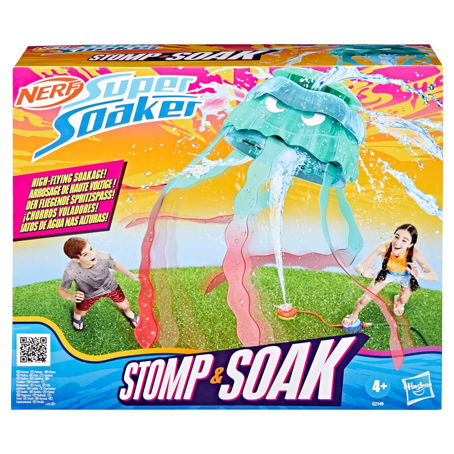 HSBG2149 Nerf Super Soaker Stomp & Soak Toys - Pack of 2