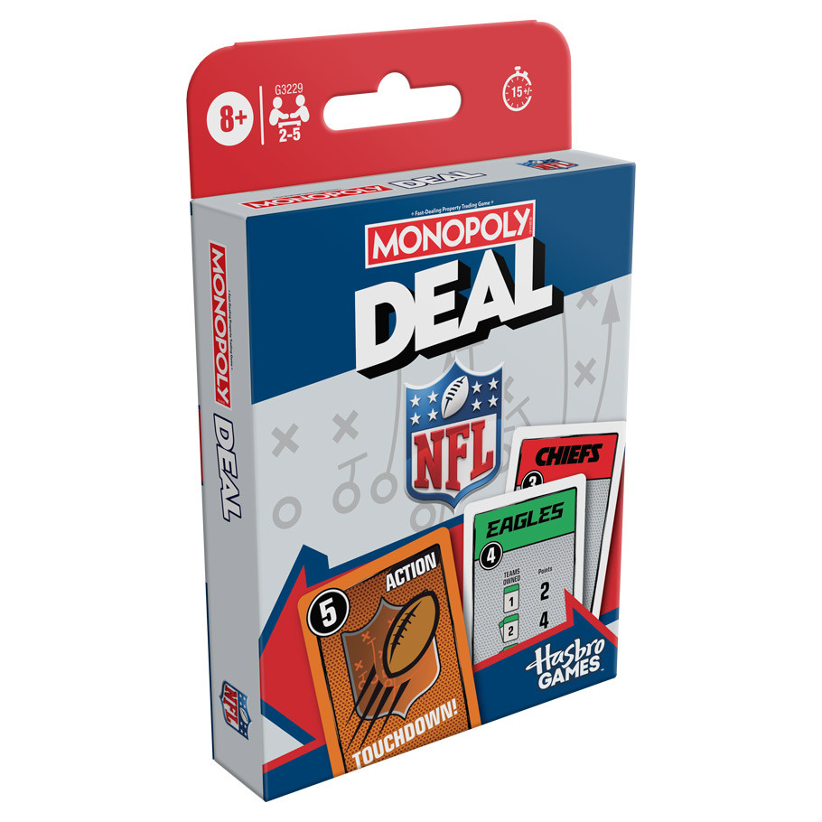 HSBG3229 Monopoly Deal NFL Board Game