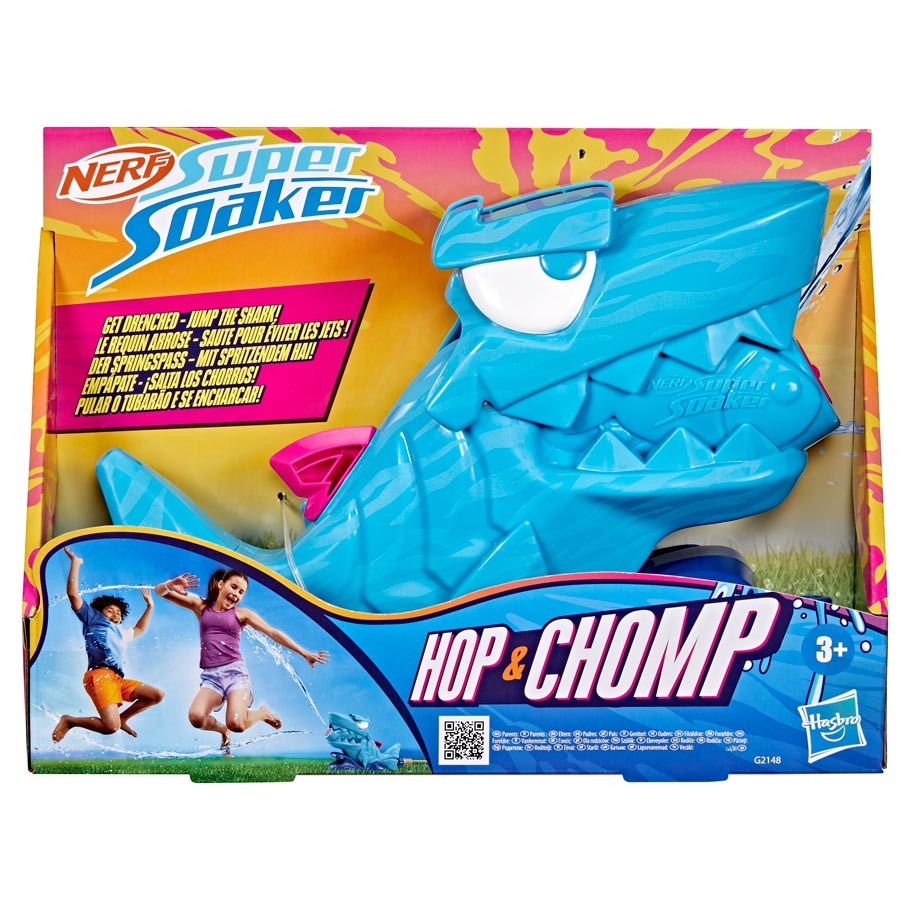 HSBG2148 Nerf Super Soaker Hop & Chomp Toys - Pack of 3