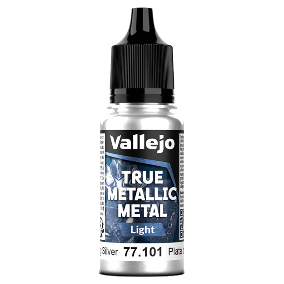 VJP77101 18 ml True Metallic Metal Light Paint, Sterling Silver