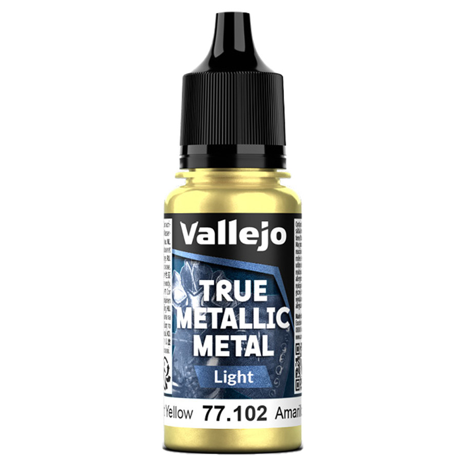 VJP77102 18 ml True Metallic Metal Light Paint, Radiant Yellow