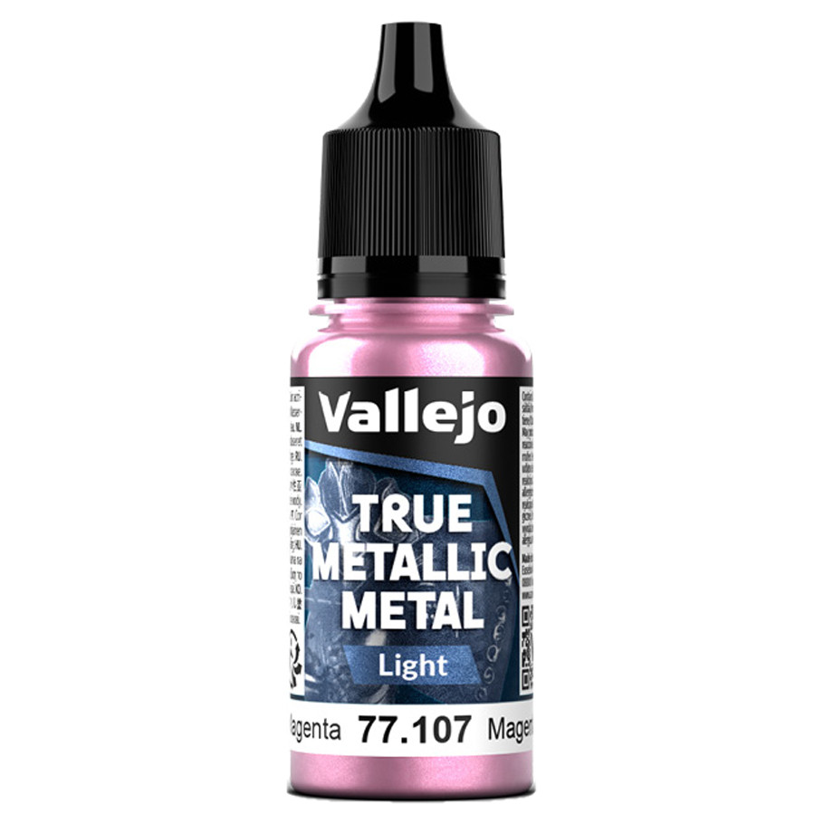 VJP77107 18 ml True Metallic Metal Light Paint, Crimson Magenta