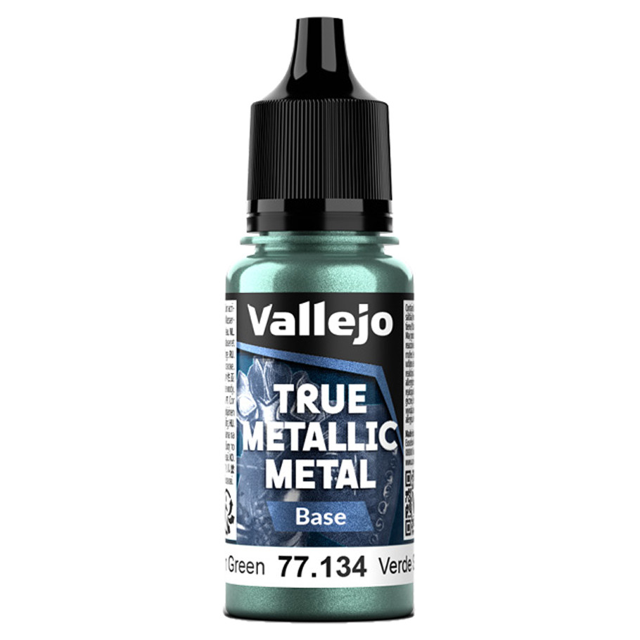 VJP77134 18 ml True Metallic Metal Base Paint, Dusken Green