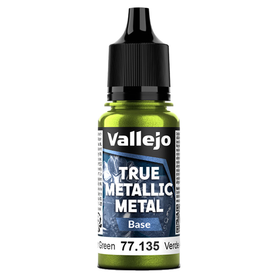 VJP77135 18 ml True Metallic Metal Base Paint, Amber Green