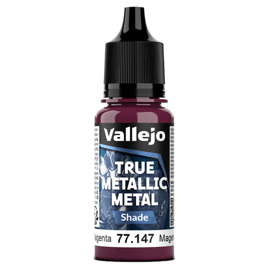 VJP77147 18 ml True Metallic Metal Shade Paint, Crimson Magenta