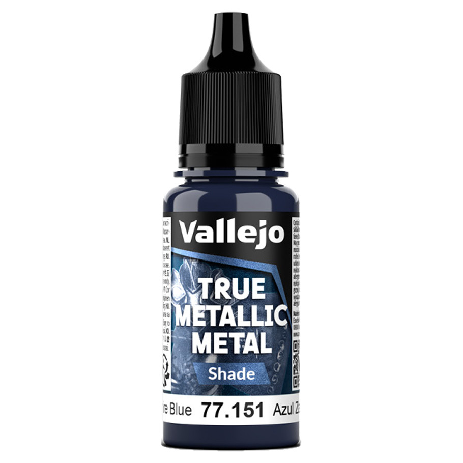 VJP77151 18 ml True Metallic Metal Shade Paint, Sapphire Blue