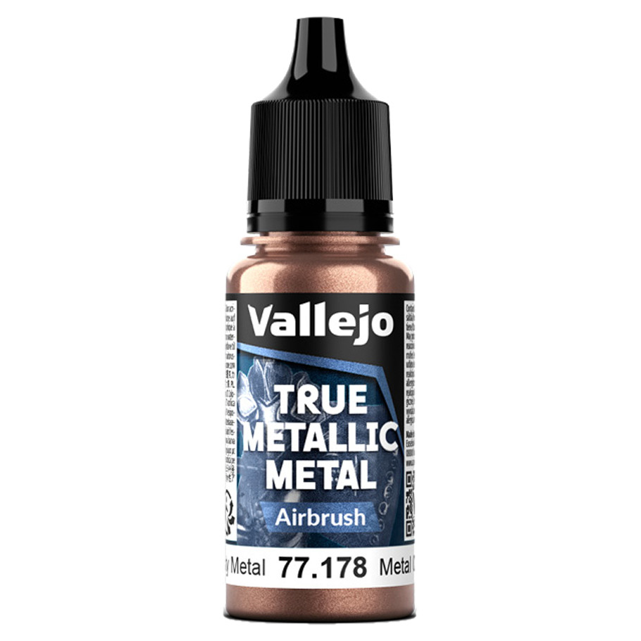 VJP77178 18 ml True Metallic Airbrush Paint, Rusty Metal