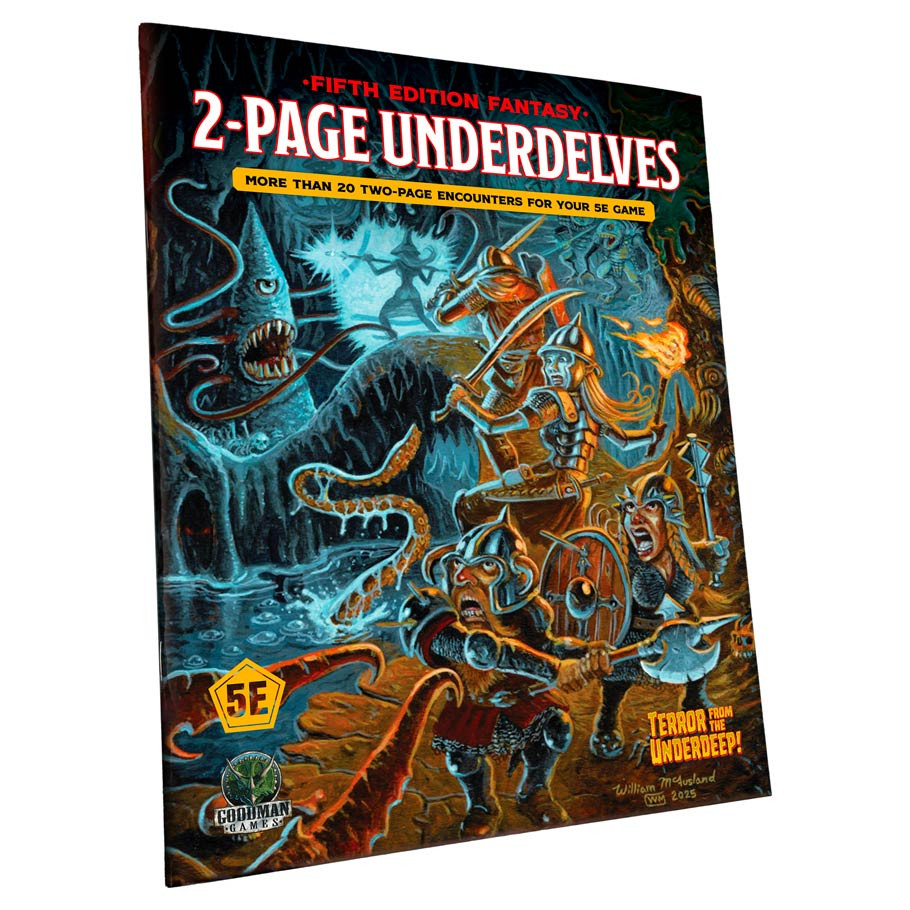 GMG50112 Dungeons & Dragons 5E Adventure 2-Page Under Delves Role Playing Game