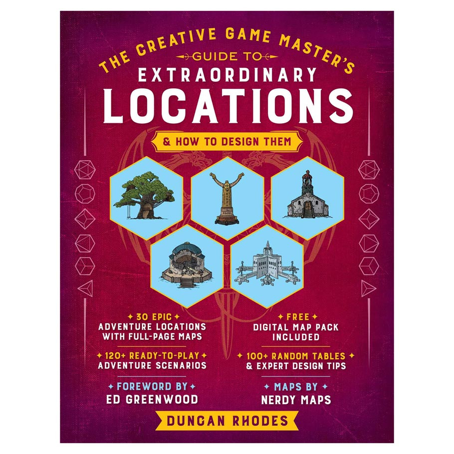 BSB36305 The Creative Game Masters Guide to Extraordinary Locations Book