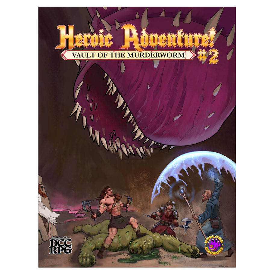 EXD1202 DCC Adventure Heroic Adventure No.2 Vault of the Murderworm Role Playing Game
