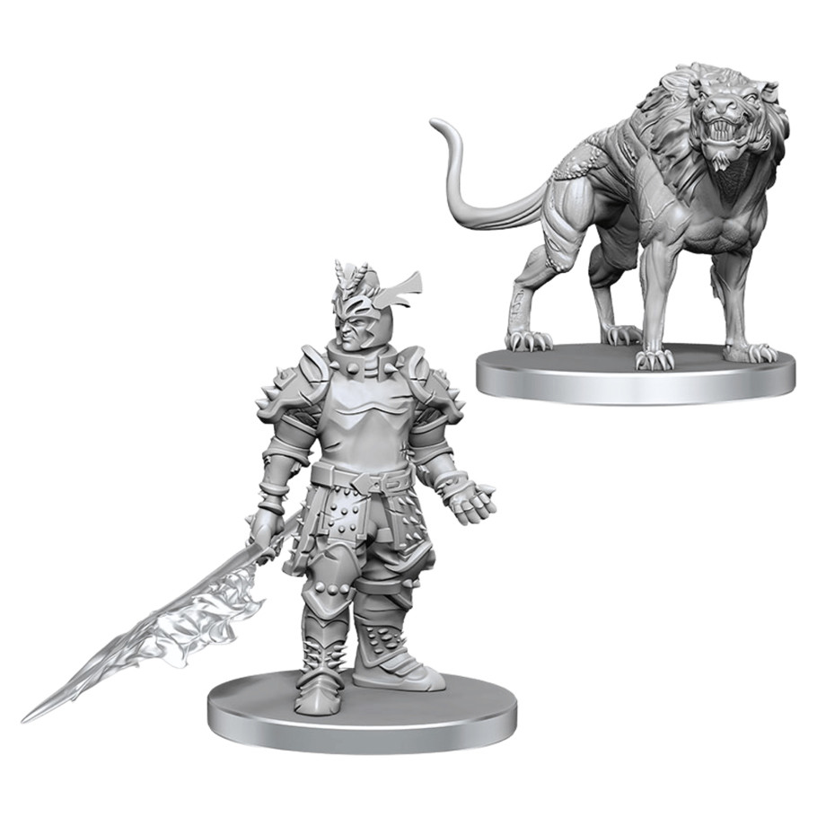 WZK90857 Dungeons & Dragons Nol Zurs Marvelous-Hell Hound & Narzugon Miniature Games
