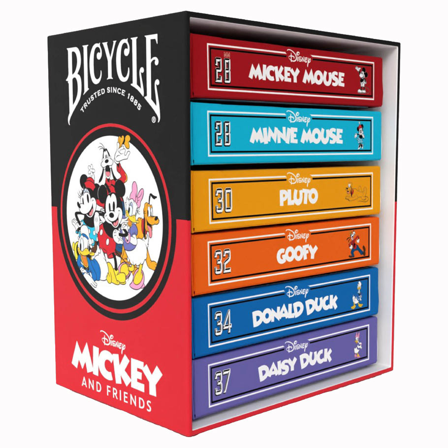 JKR10053936 Disney Mickey & Friends Playing Cards Box Set