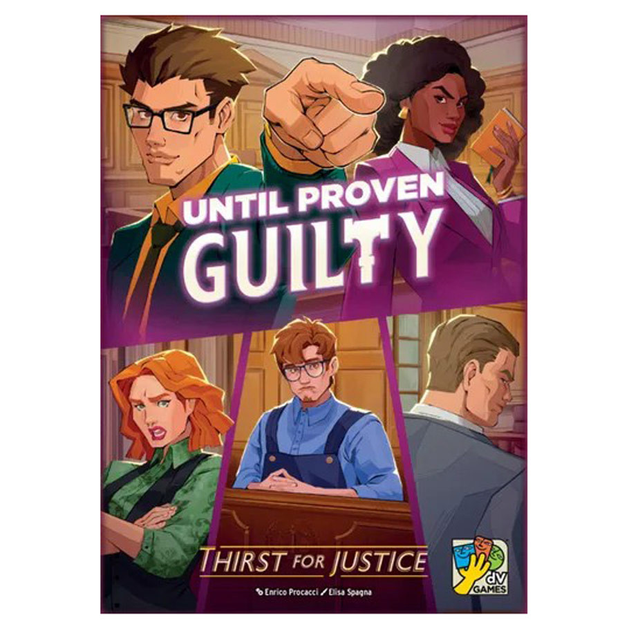 DVG9079 Until Proven Guilty Thirst for Justice Board Game