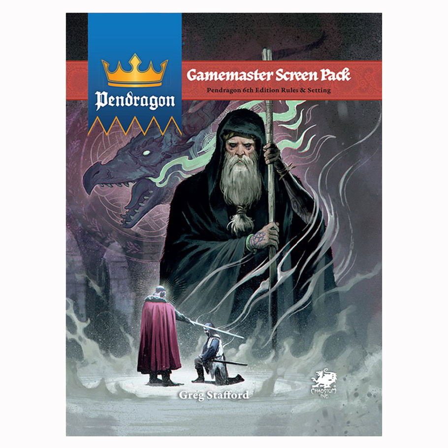 CAO2734 Pendragon Gamemaster Screen Pack for Role Playing Game