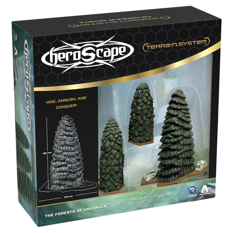 REN02890 Heroscape Forests of Valhalla Terrain Expansion Board Game