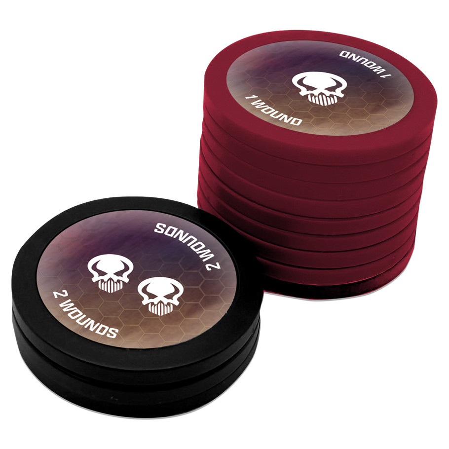 REN02915 Heroscape Premium Wound Markers for Board Game