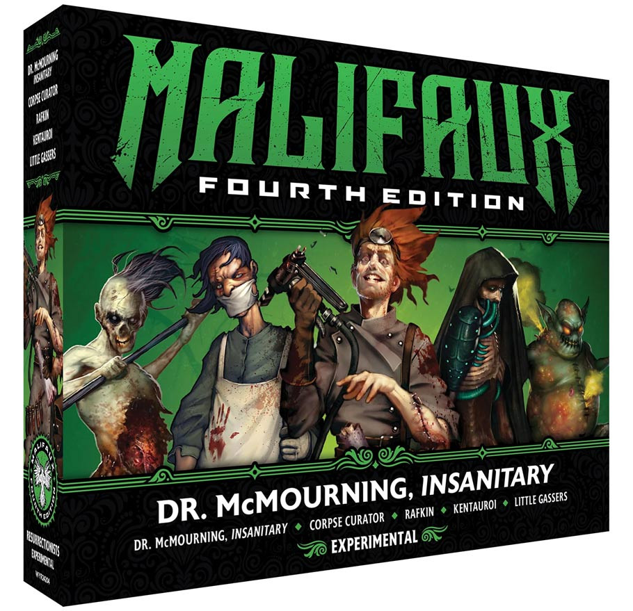 WYR24204 Malifaux 4th Edition Dr. McMourning & Insanitary Miniature