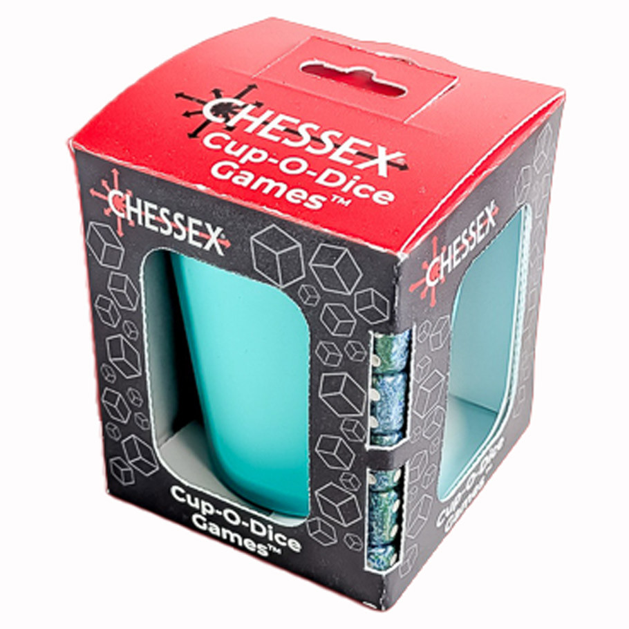 Manufacturing CHX89115 Cup-O-Dice Games, Mint Green