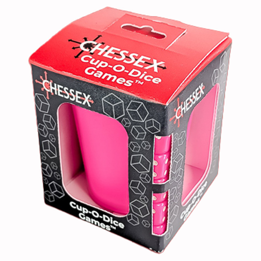 Manufacturing CHX89124 Cup-O-Dice Games, Neon Pink