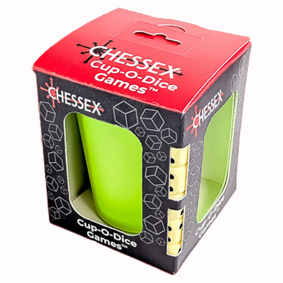 Manufacturing CHX89125 Cup-O-Dice Games, Neon Green