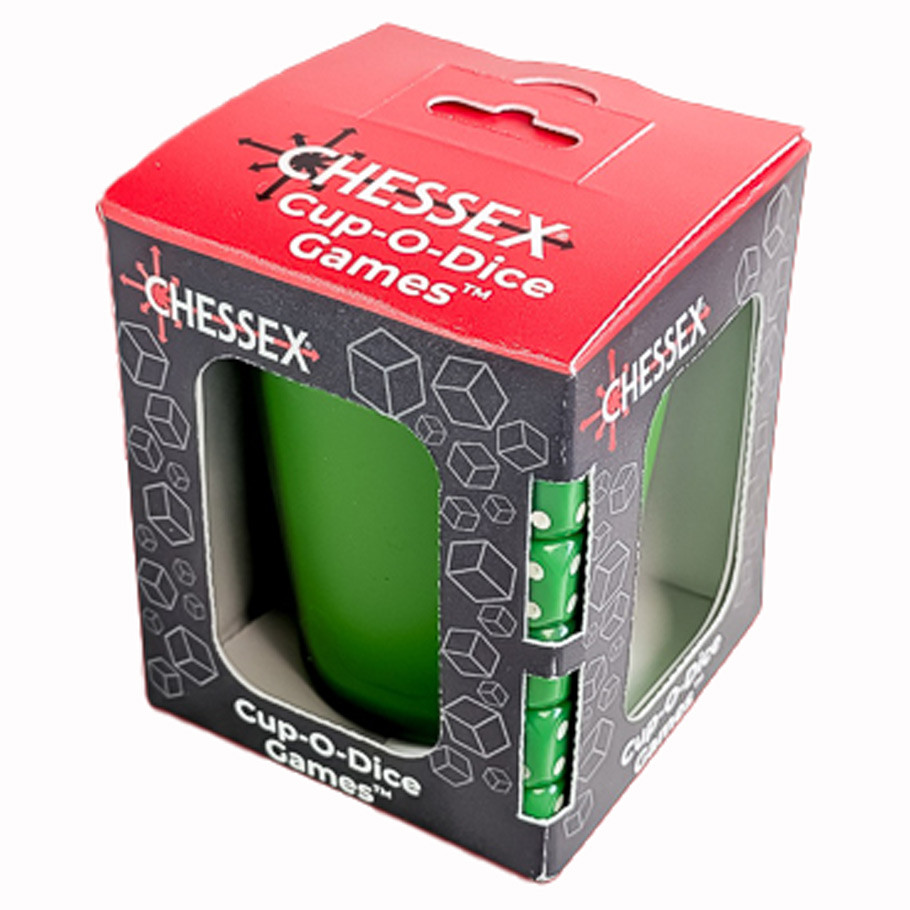 Manufacturing CHX89135 Cup-O-Dice Games, Green