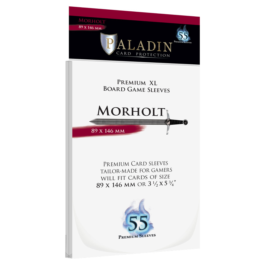 PALMORCLR 92 x 149 mm Paladin Morholt Transparent Deck Protector - 55 Piece