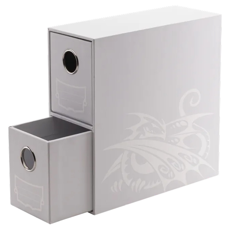 ATM33702 Vertical 2 White Fortress Card Drawers