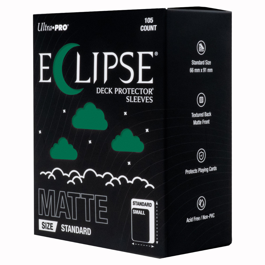 ULP16685 Eclipse Matte Forest Green Deck Protector - 105 Piece