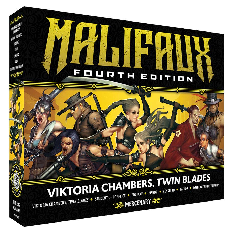 WYR24502 Malifaux 4th Edition Viktoria & Twin Blades Miniature