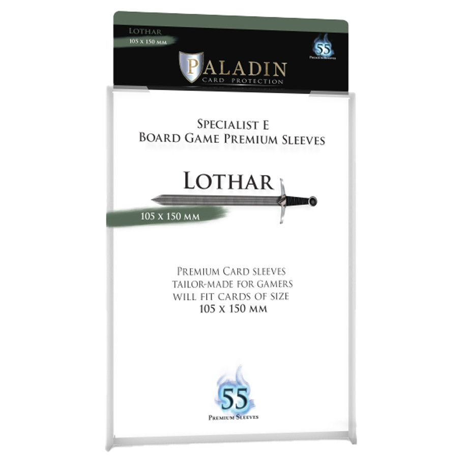 PALLOTCLR 108 x 153 mm Paladin Lothar Transparent Deck Protector - 55 Piece