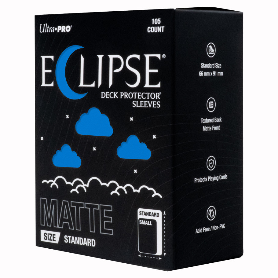 ULP16682 Eclipse Matte Pacific Blue Deck Protector - 105 Piece