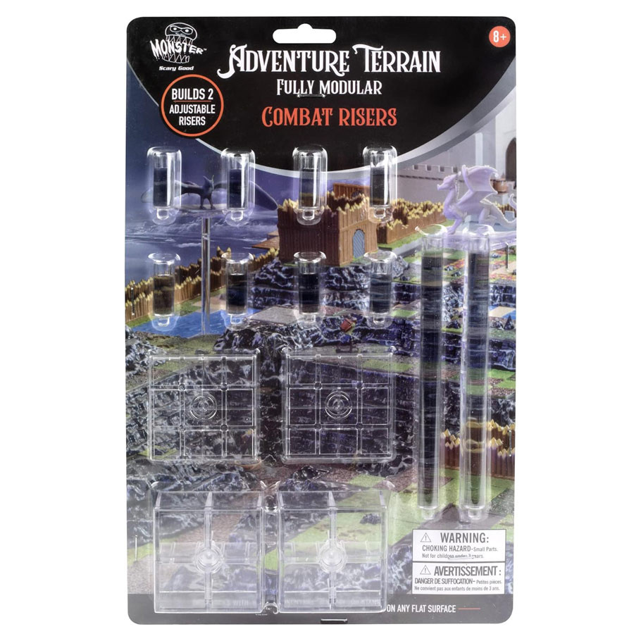 MONCMBTR671 Monster Adventure Terrain Aerial Combat Riser Miniature - 2 Piece