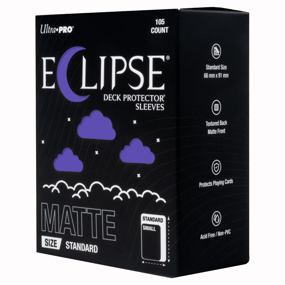 ULP16686 Eclipse Matte Royal Purple Deck Protector - 105 Piece