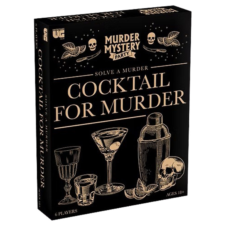University Games UNV33226 Cocktail for Murder Board Game