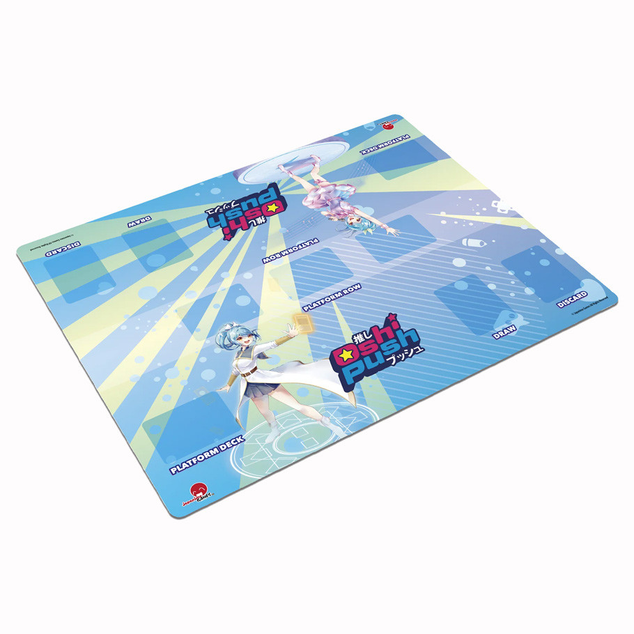 PCA7101 Oshi Push TCG Two-Player Setup Playmat