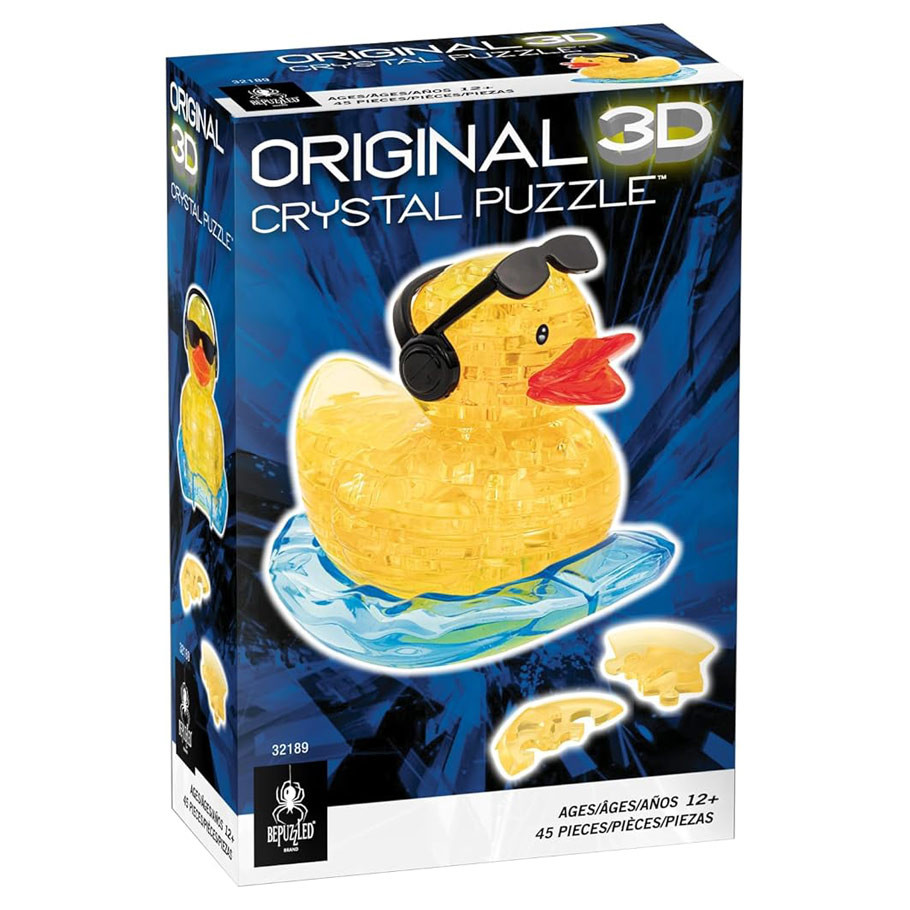 University Games UNV32189 3D Crystal Rock N Duck Puzzle