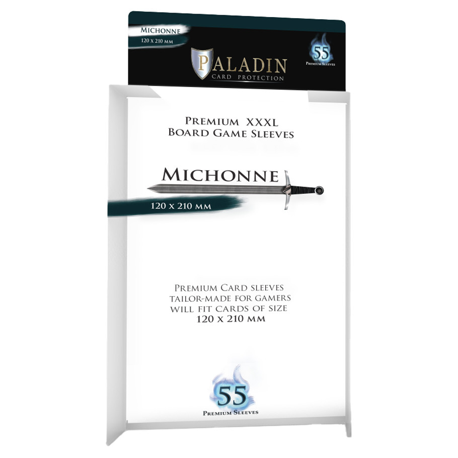 PALMICCLR 123 x 213 mm Paladin Michonne Transparent Deck Protector - 55 Piece