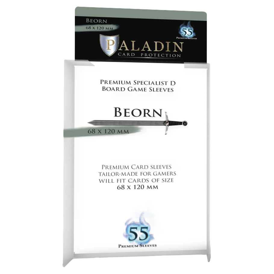 PALBEOCLR 71 x 123 mm Paladin Beorn Transparent Deck Protector - 55 Piece