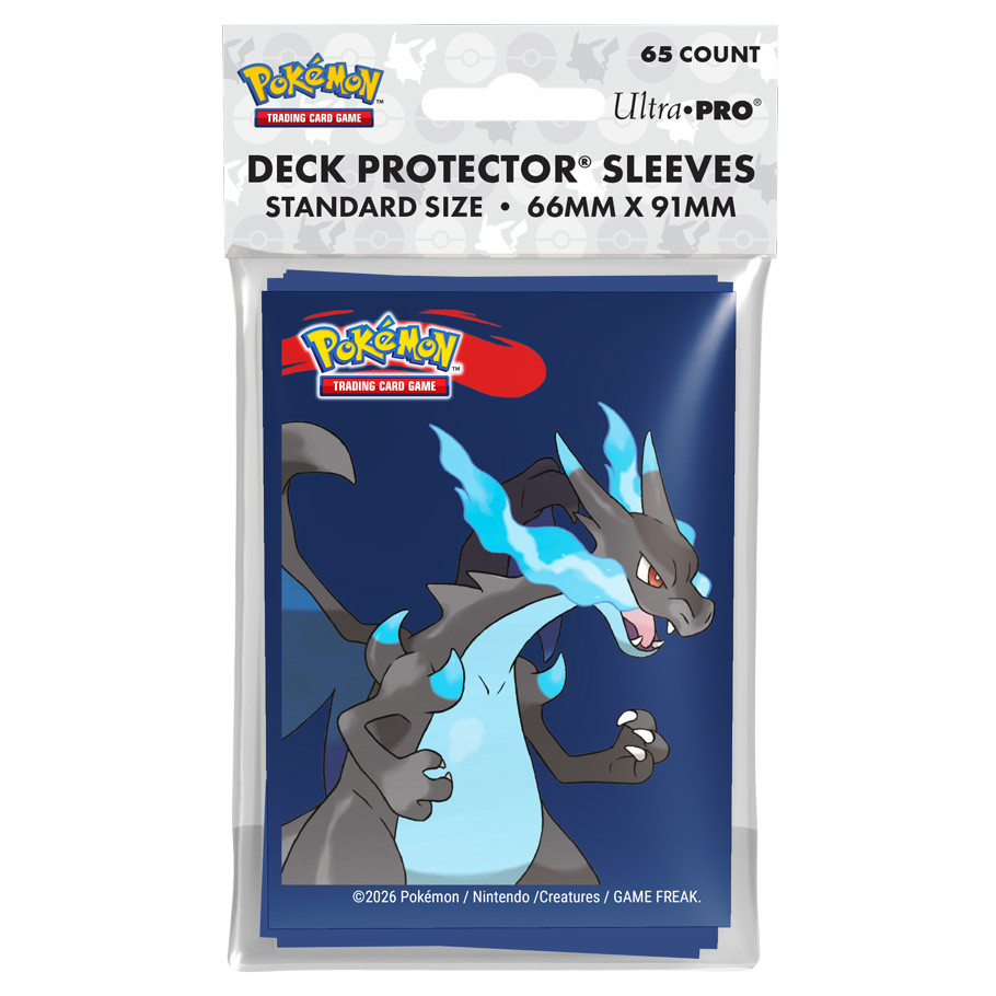 ULP16730 Pokemon Mega Charizard X Deck Protector - 65 Piece