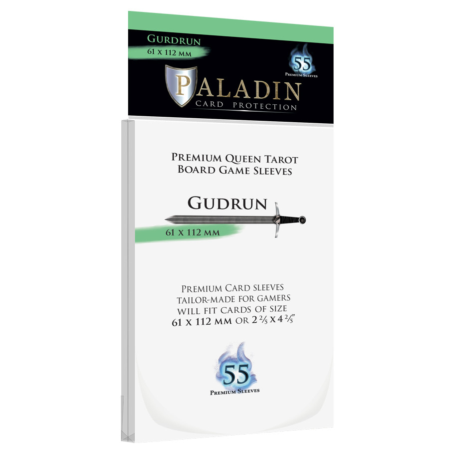PALGUDCLR 64 x 115 mm Paladin Gudrun Transparent Deck Protector - 55 Piece