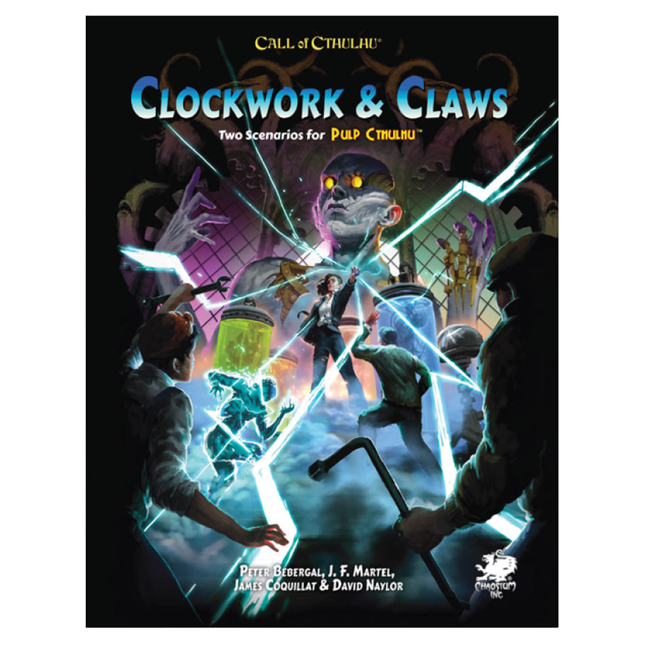 CAO23194-H Call of Cthulhu Pulp Cthulhu Adventure Clockwork & Claws Role Playing Game