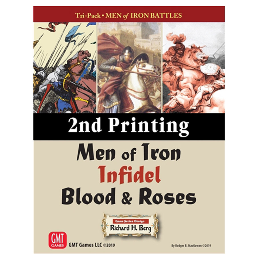GMT1921-25 Men of Iron Tri-Pack 2nd Printing Board Game