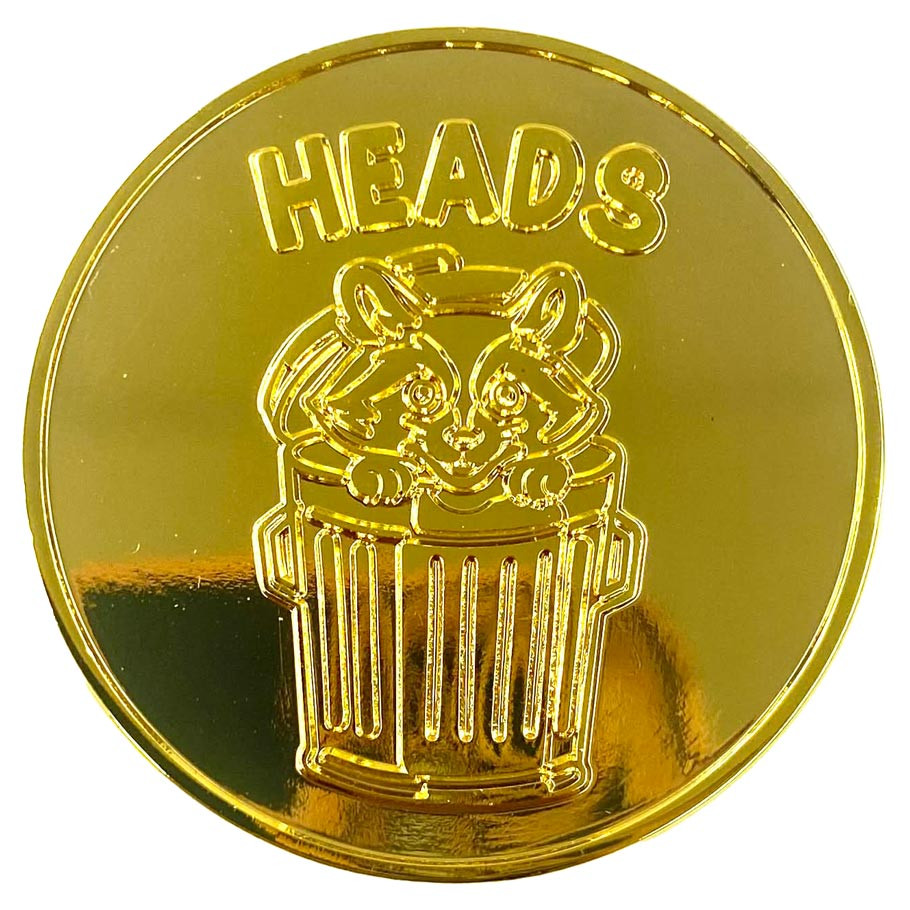 HYOCN002 Trash Bandit Gold D2 Coin Dice