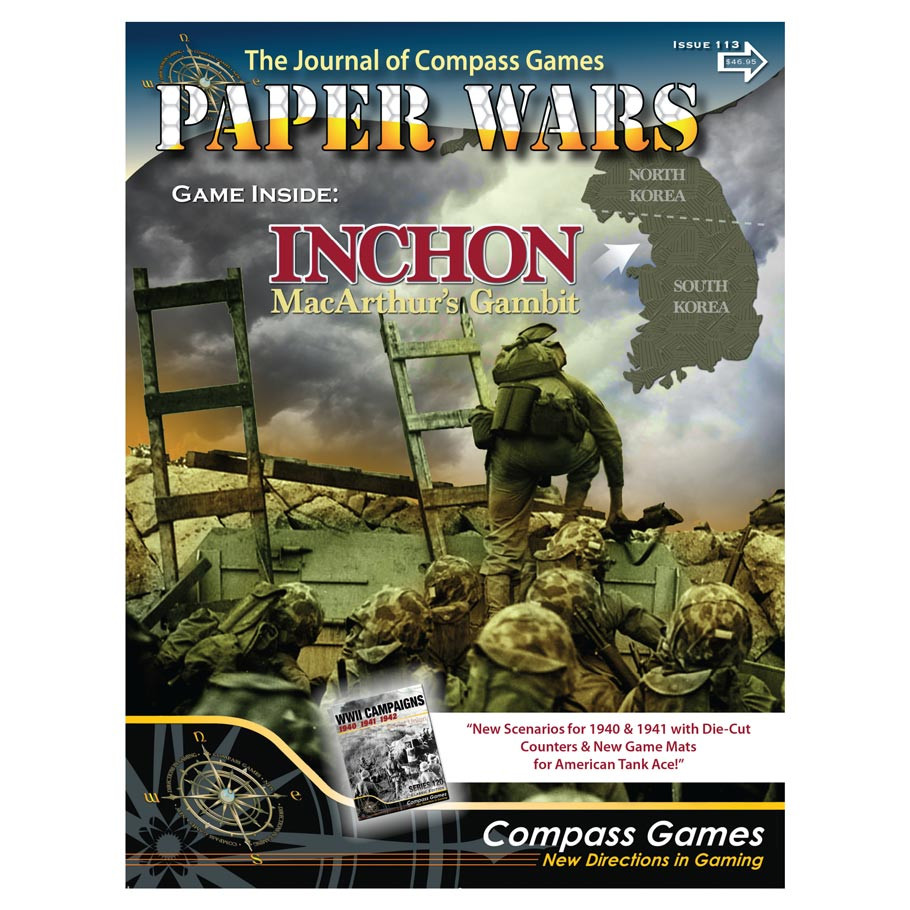 CPAPW113 Paper Wars 113 Inchon MacArthurs Gambit Board Game