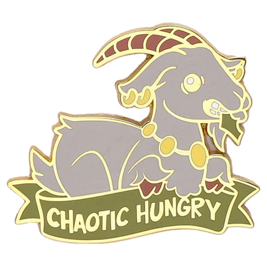 HYOPN055 Chaotic Hungry Goat Enamel Pin