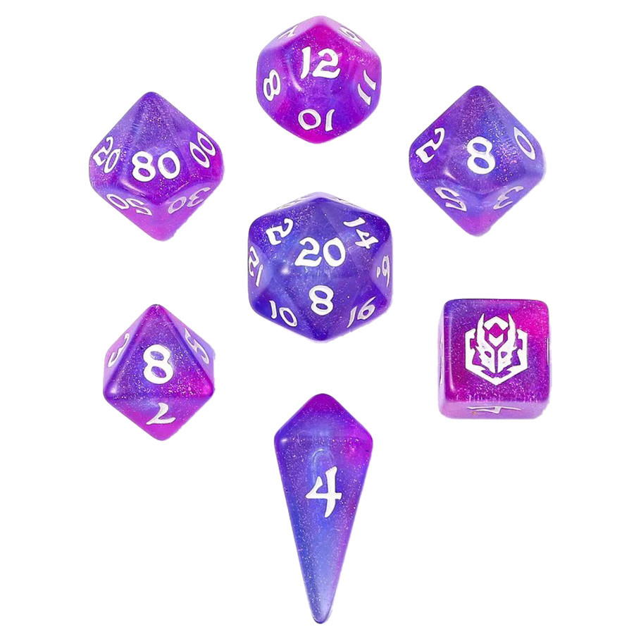 HYO2035 Mini Polymer Fairy Farts Dice - Set of 7