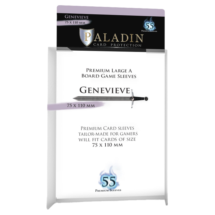 PALGENCLR 78 x 113 mm Paladin Geneieve Transparent Deck Protector - 55 Piece