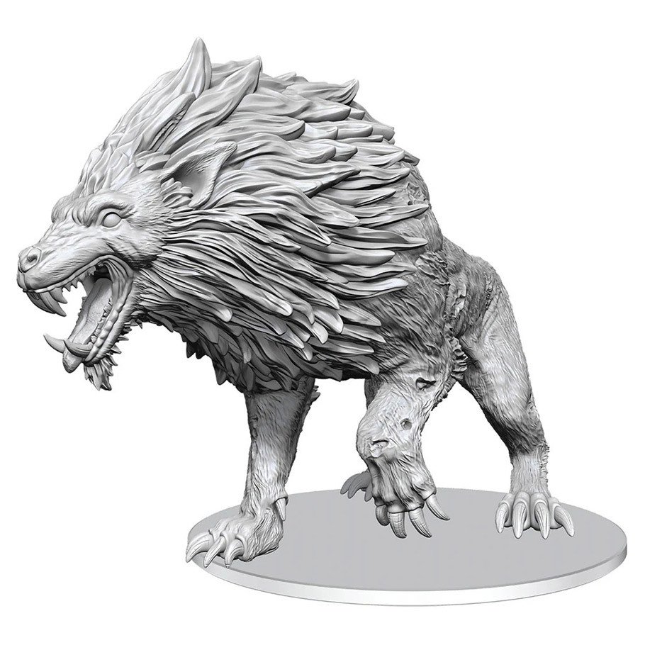 WZK90848 D&D Nolzurs Marvelous Dire Worg Miniature
